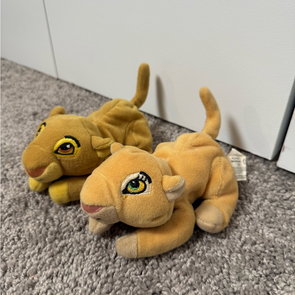 Lion King Vintage Disney Beanie Plushies - Picture 2 of 4